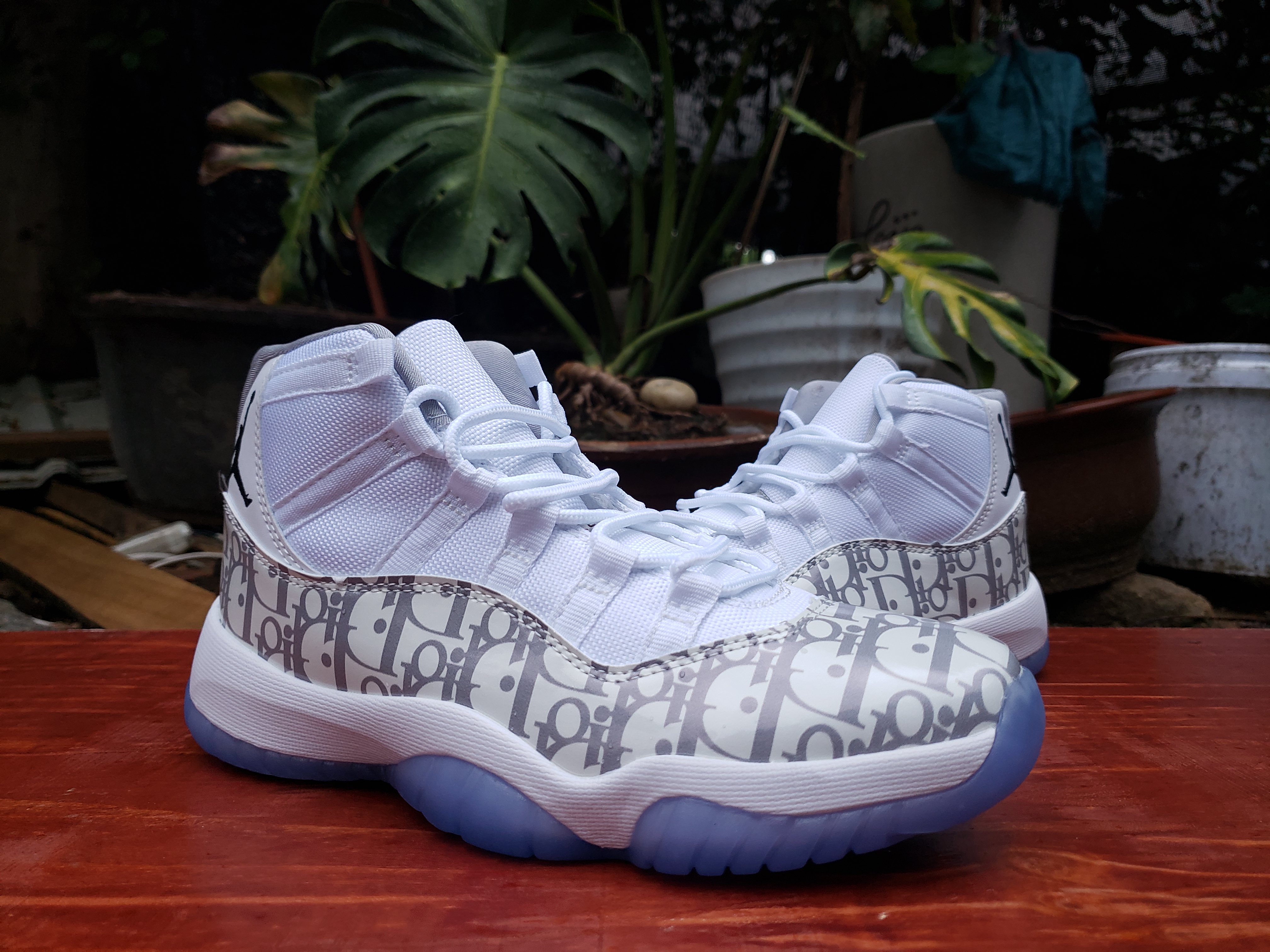 Air Jordan 11 Retro White Grey - Click Image to Close